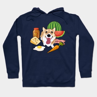 Corgi's Favorite Snacks Hoodie